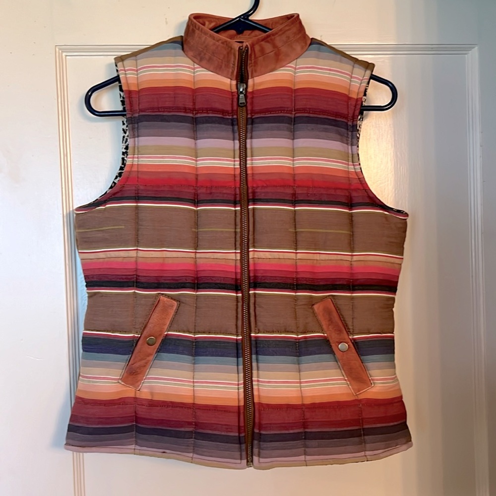 King Ranch size small serape vest.